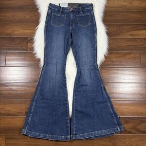 Wrangler Women's Size 28 X‎ 34 Retro High Rise Flare Denim Jeans